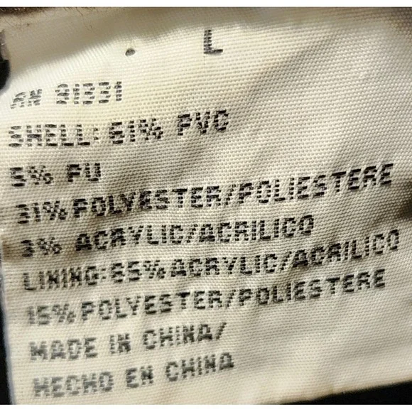 Pele For Outerwear Brown Faux Shearling Leather Long Coat Womens Size Large - Picture 5 of 10